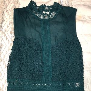 Dark green LACE dress